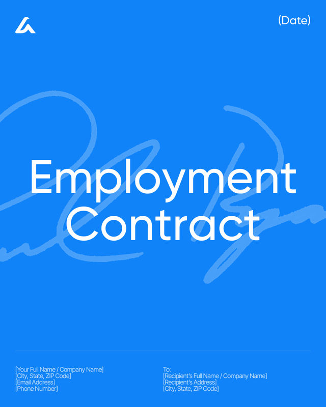Employment Contract Template: Pay, Benefits & Termination
