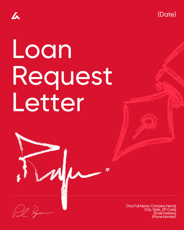 Loan Request Letter Template: Bank, Employer + Family Samples