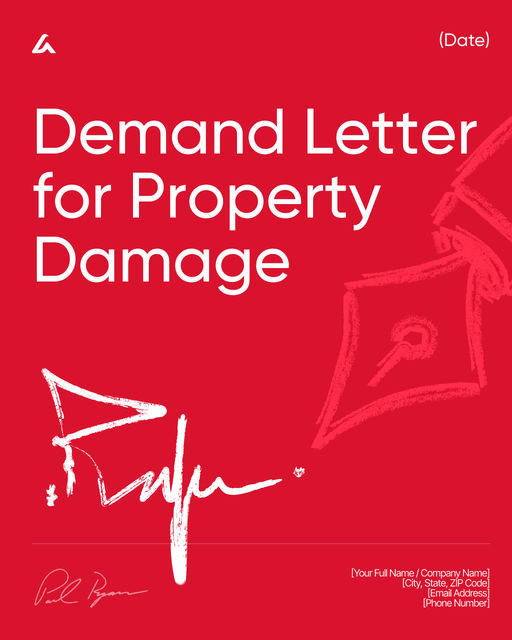 Demand Letter for Property Damage