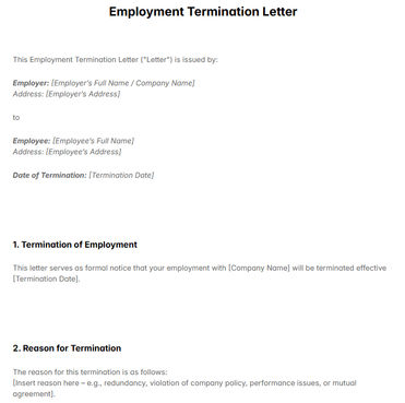 Employment Termination Letter - Why You Need It in 2026