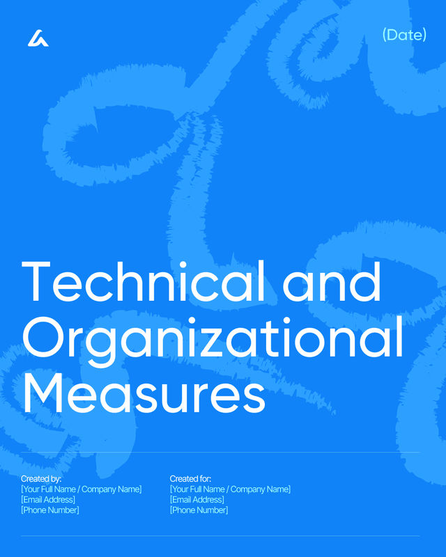 Technical and Organizational Measures Template: Security Controls