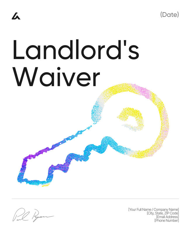 Landlord's Waiver Template: Lien, Access, and Collateral