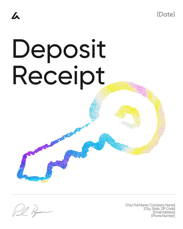 Deposit Receipt Template: Payment Proof & Transaction Records