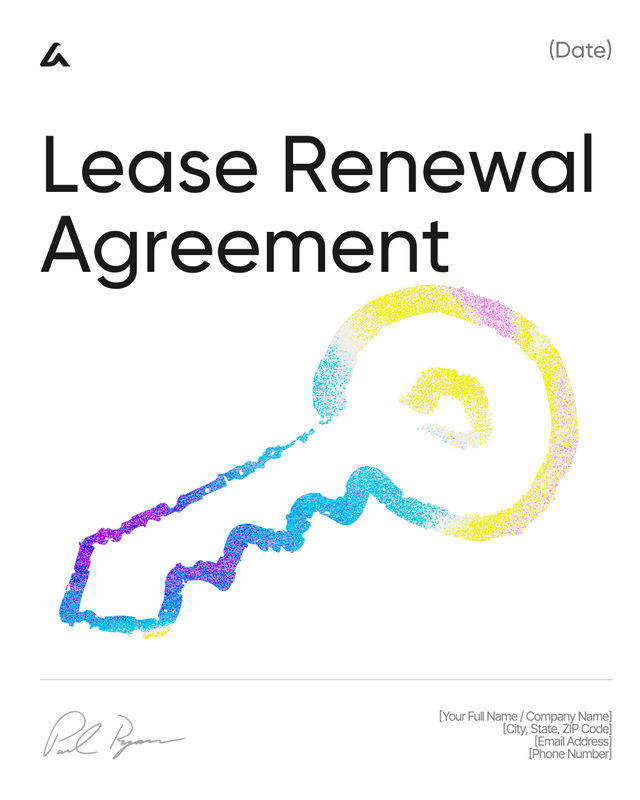 Lease Renewal Agreement Template