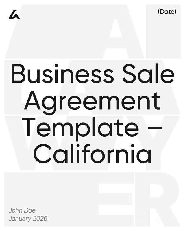 Business Sale Agreement: Price, Assets Template – California