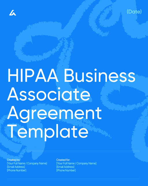 HIPAA Business Associate Agreement (BAA) Template