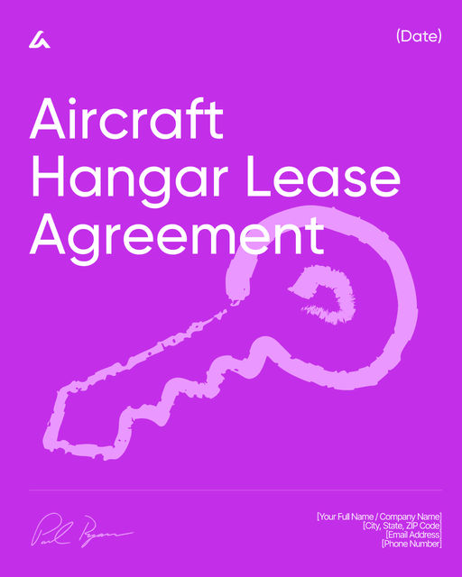 Aircraft Hangar Lease Agreement