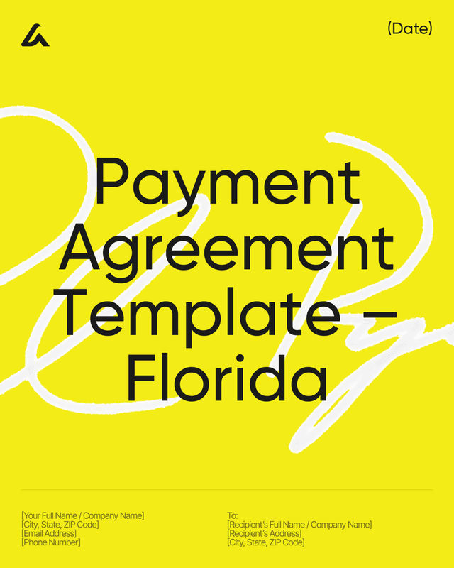 Payment Agreement: Installments, Due Dates – Florida Law