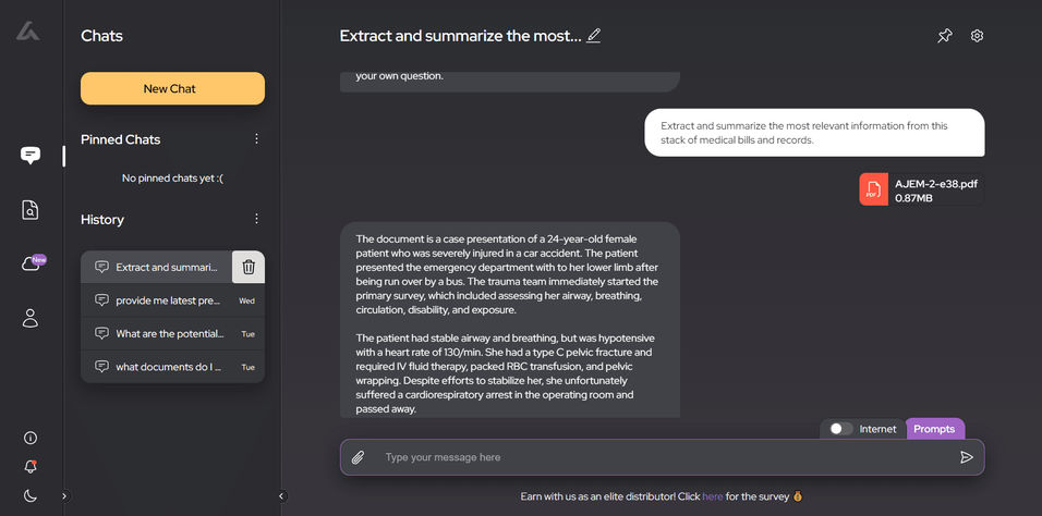 Example request