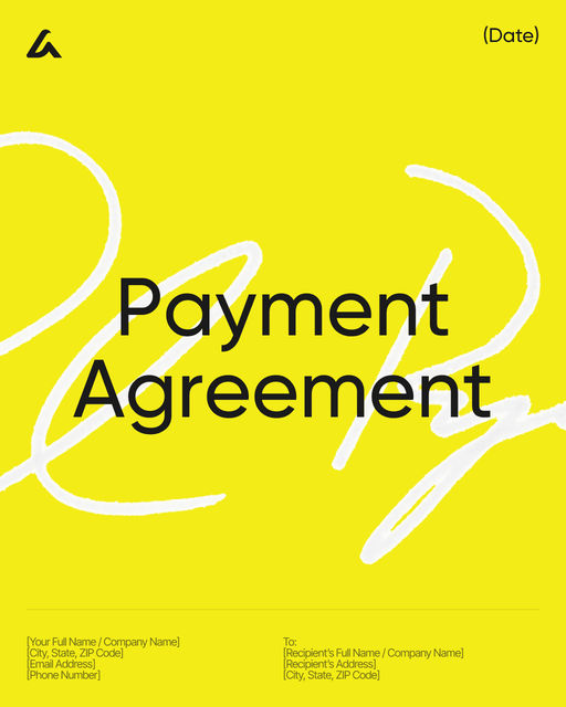 Payment Agreement template preview