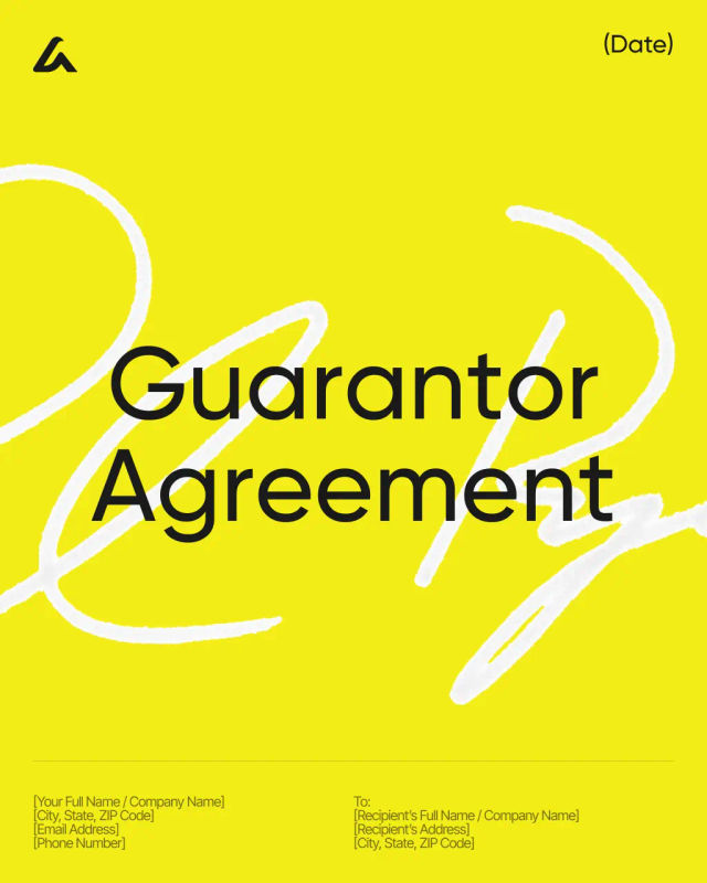 Guarantor Agreement Template: Guarantee Obligations & Liability