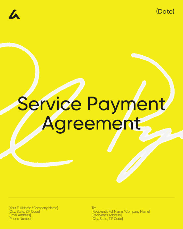 Service Payment Agreement Template: Fees, Invoices & Terms