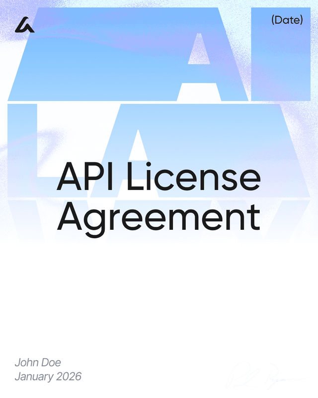 API License Agreement Template: Rights, Limits, and Fees
