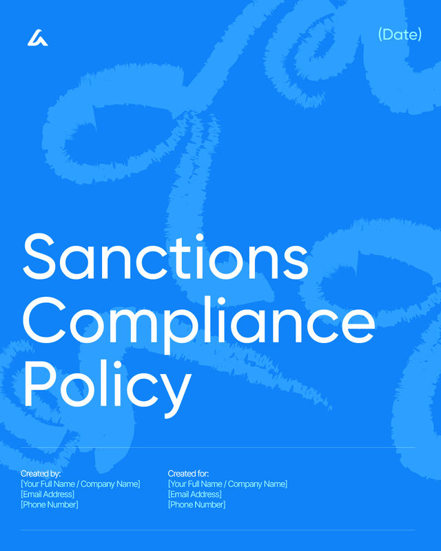 Sanctions Compliance Policy Template: Screening & Controls