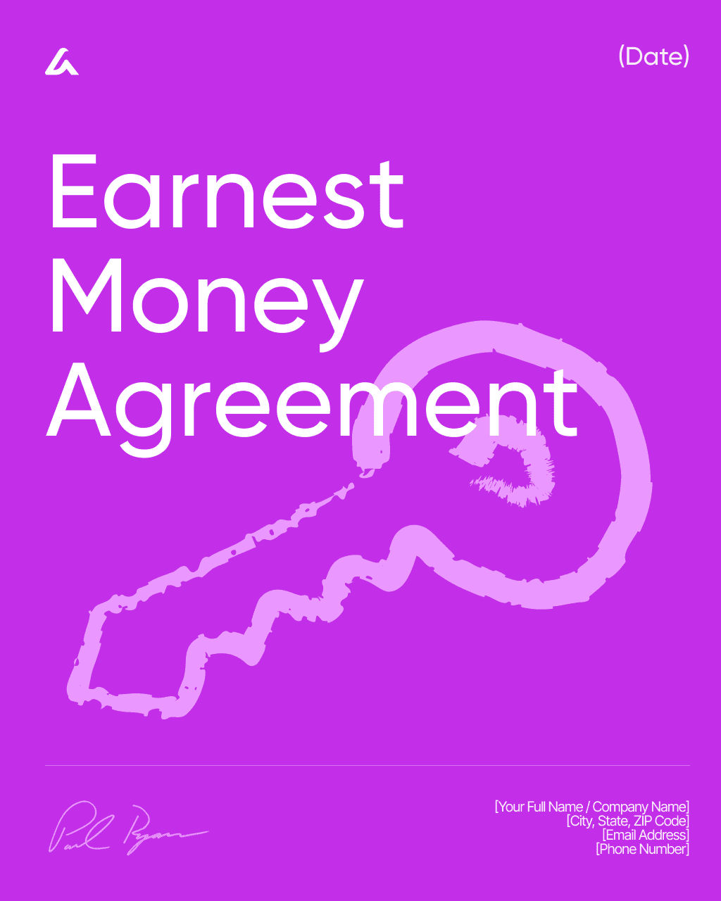 Earnest Money Agreement