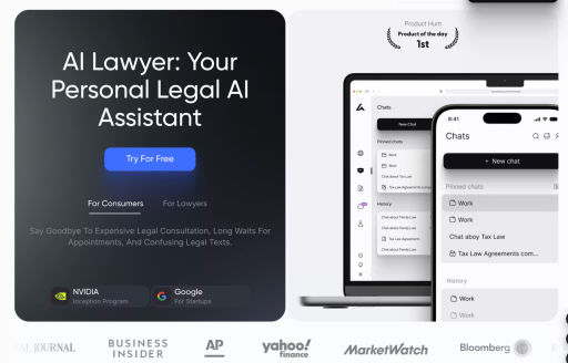 AI lawyer interface
