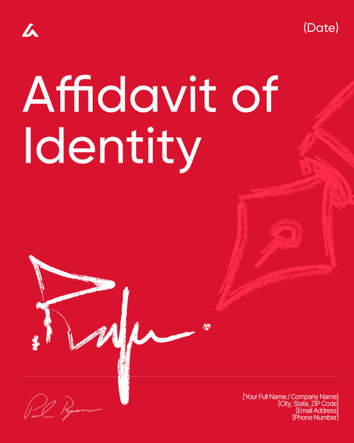 Affidavit of Identity