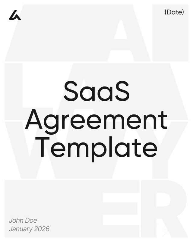 SaaS Agreement Template: Terms, SLAs and Data Security Standards