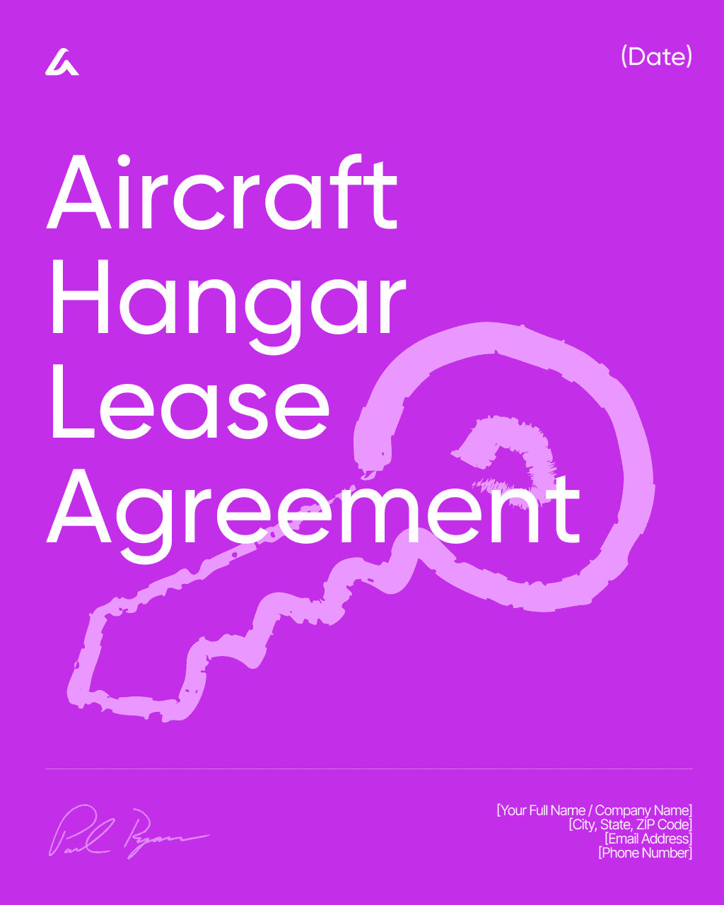 Aircraft Hangar Lease Agreement