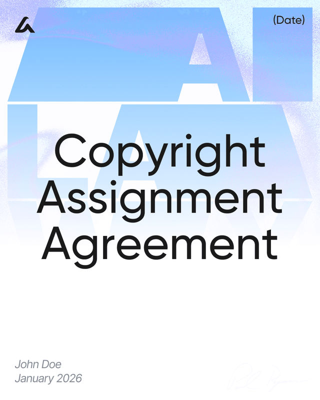 Copyright Assignment Agreement Template: Rights Transfer