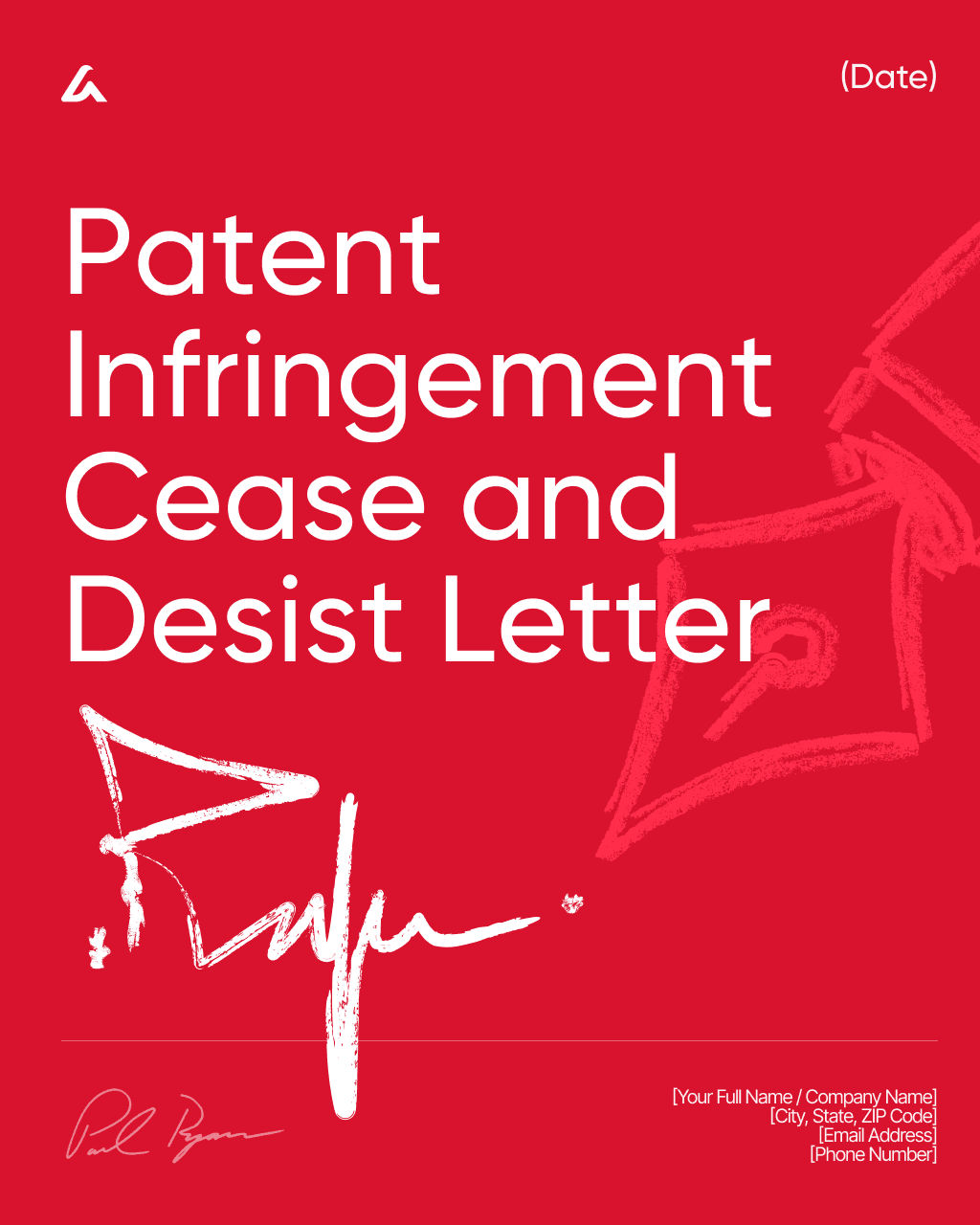Patent Infringement Cease and Desist Letter 