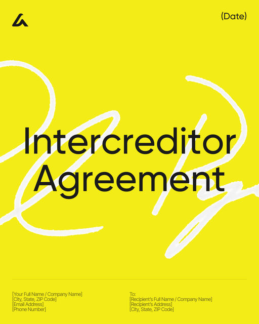 Intercreditor Agreement template preview