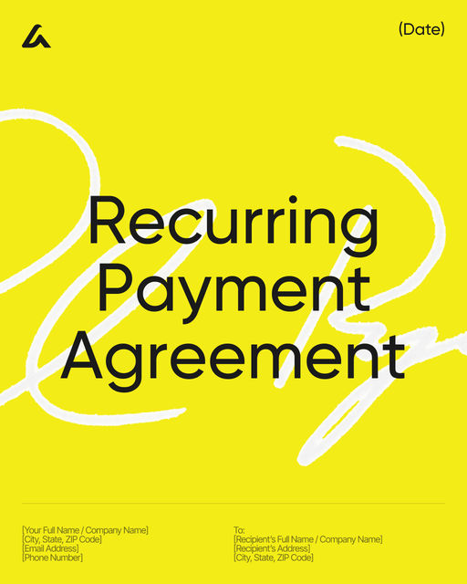 Recurring Payment Agreement