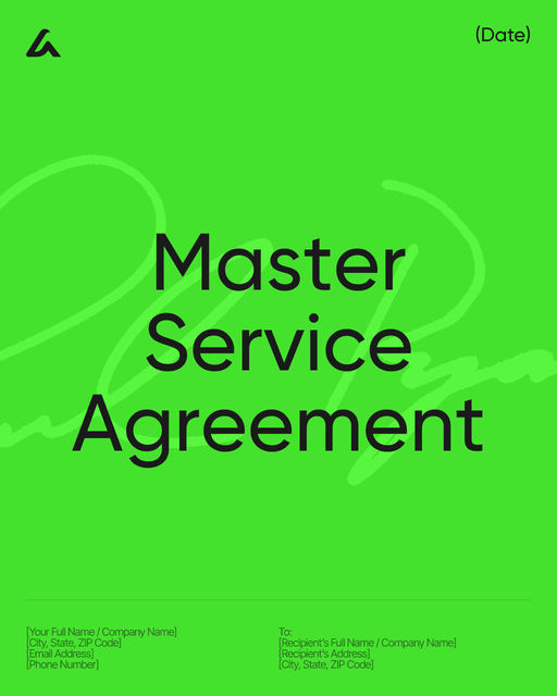 Master Service Agreement