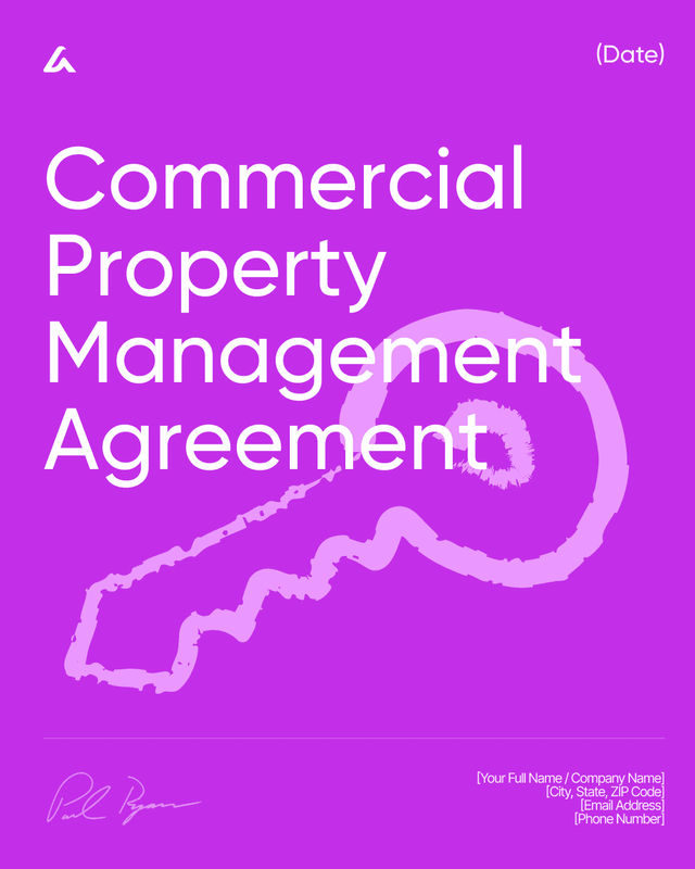 Commercial Property Management Agreement Template
