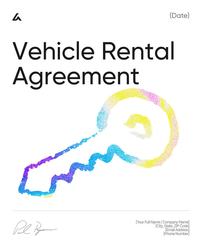 Vehicle Rental Agreement Template: Rates, Liability & Terms Use