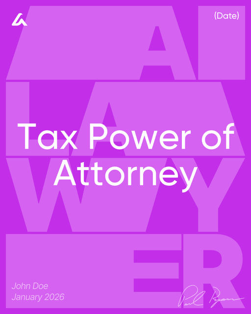 Tax Power of Attorney