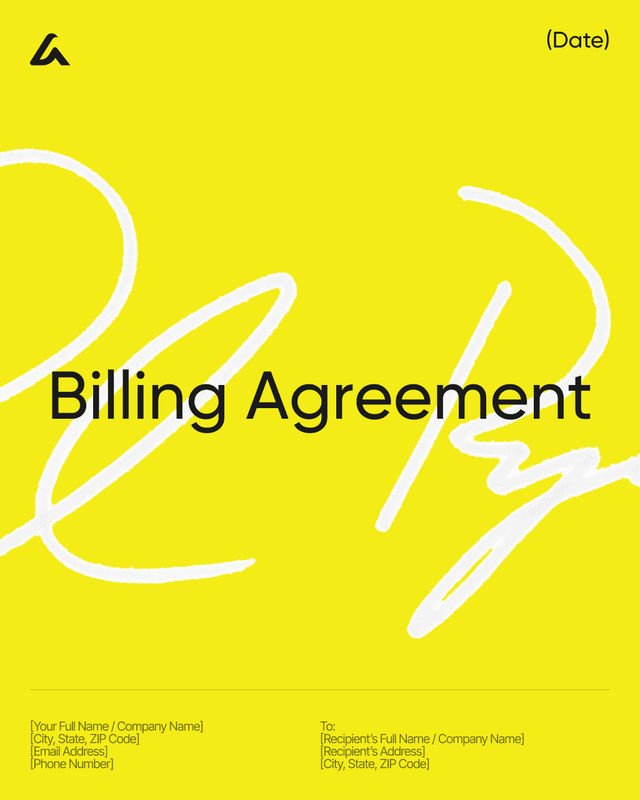 Billing Agreement Template: Rates, Fees & Invoice Terms