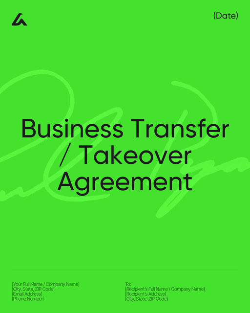Business Transfer / Takeover Agreement