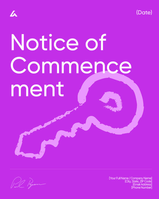Notice of Commencement