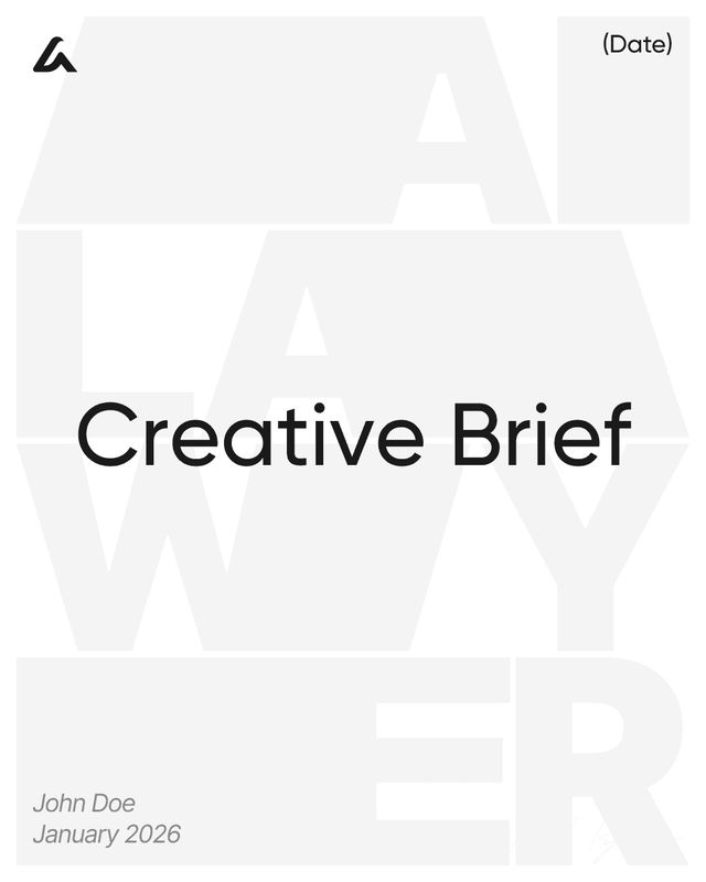 Creative Brief Template