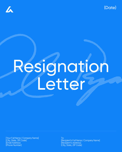 Resignation Letter