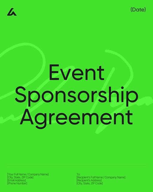 Event Sponsorship Agreement