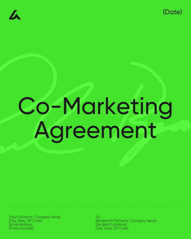 Co-Marketing Agreement Template