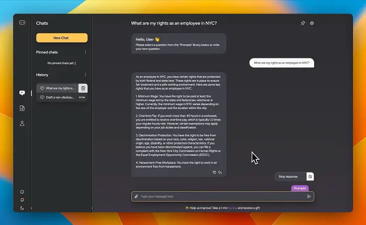 AI Lawyer tutorial video preview