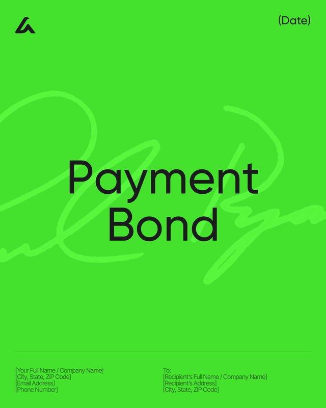 Payment Bond Template: Surety, Claim and Project Terms