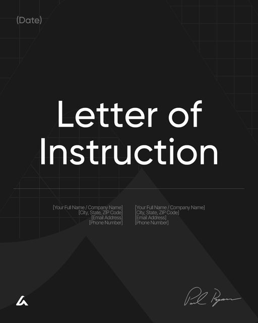 Letter of Instruction
