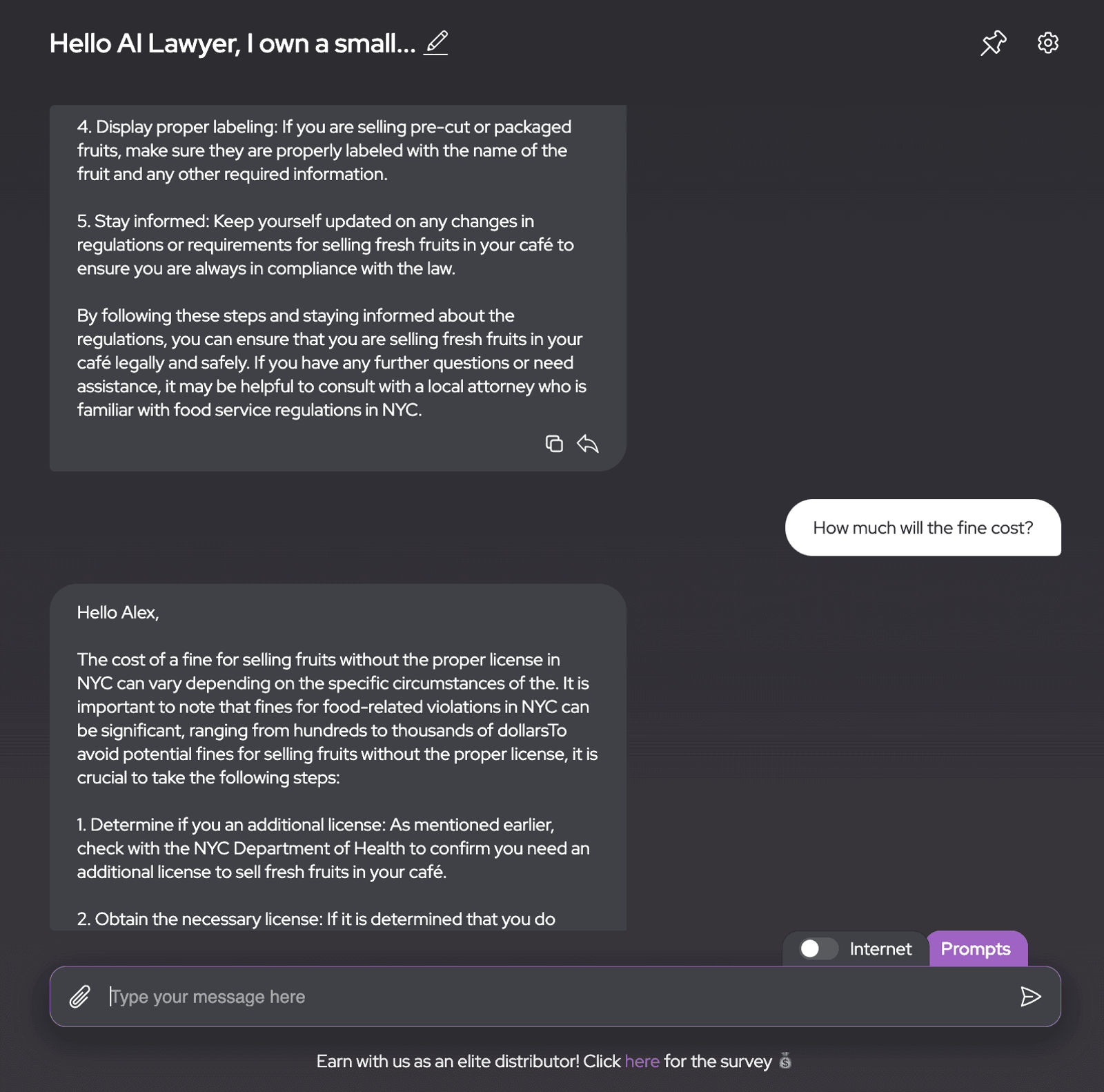 example of working with ai lawyer part2