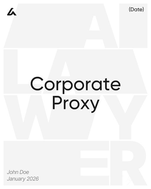 Corporate Proxy