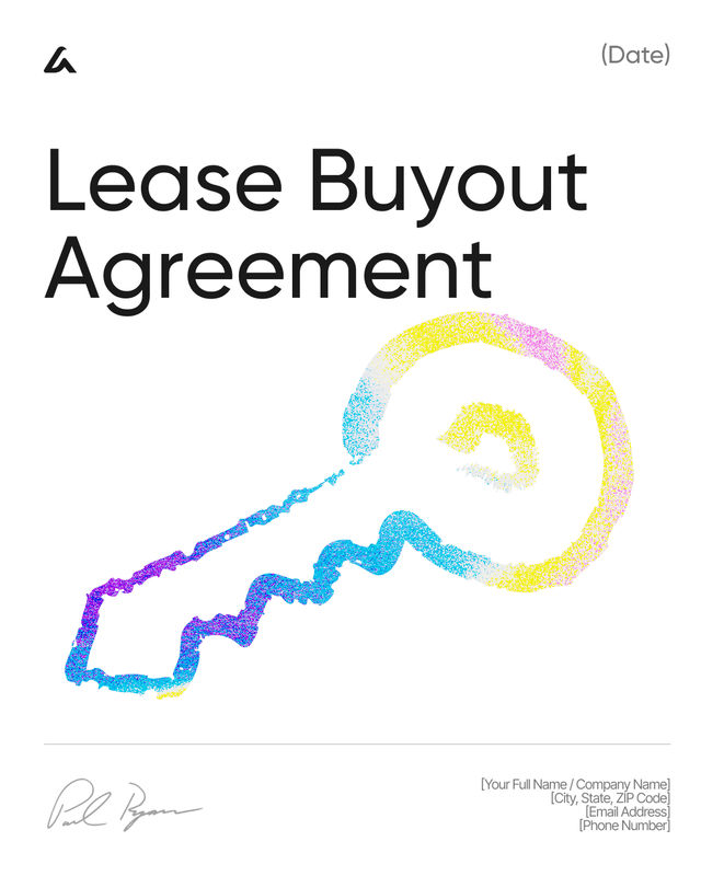 Lease Buyout Agreement Template