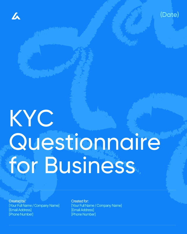 KYC Questionnaire for Business Template