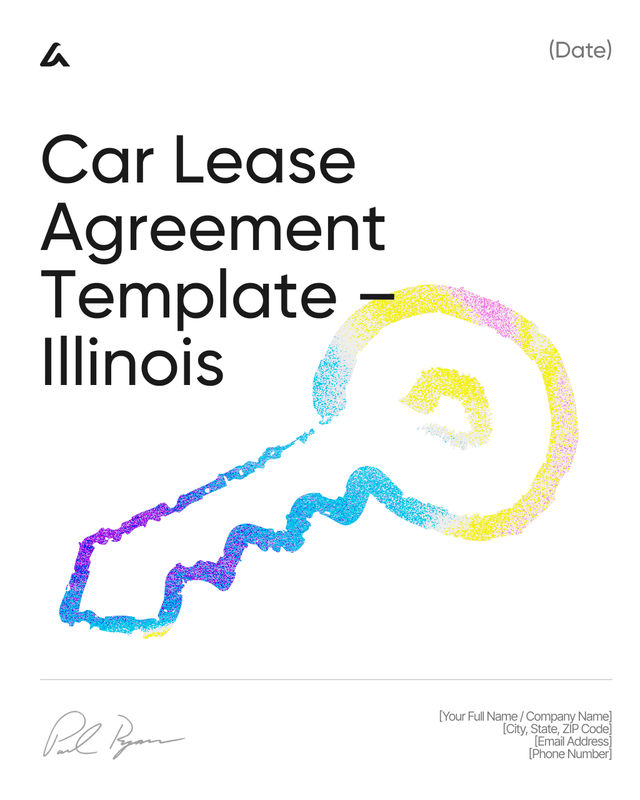 Car Lease Agreement: Payments, Lease Term Template – Illinois