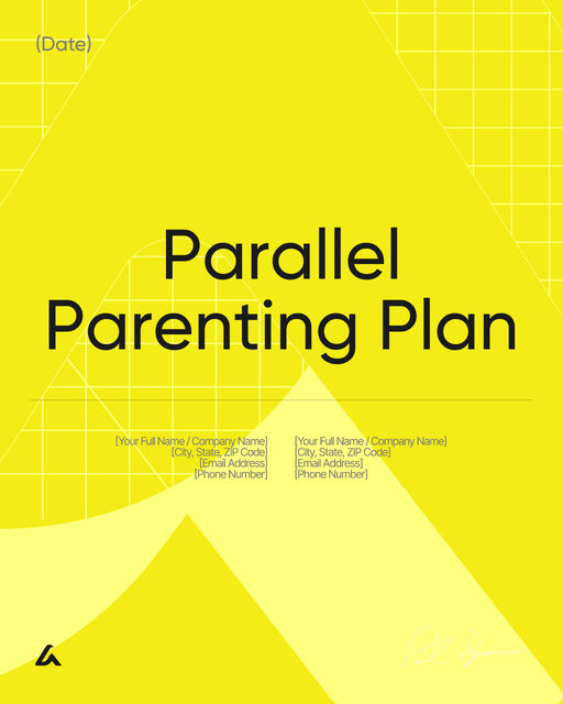 Parallel Parenting Plan