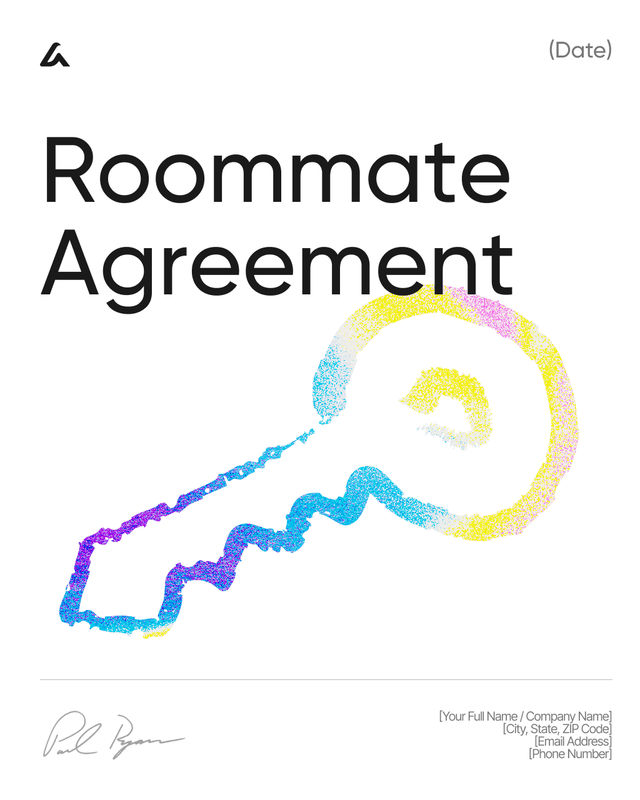 Roommate Agreement Template: Rent, Bills and House Rules