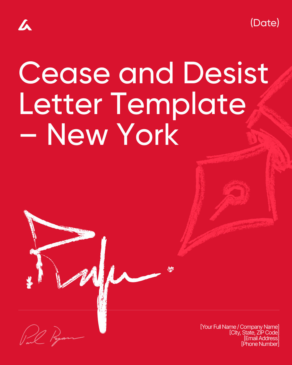 Cease and Desist Letter Template – New York