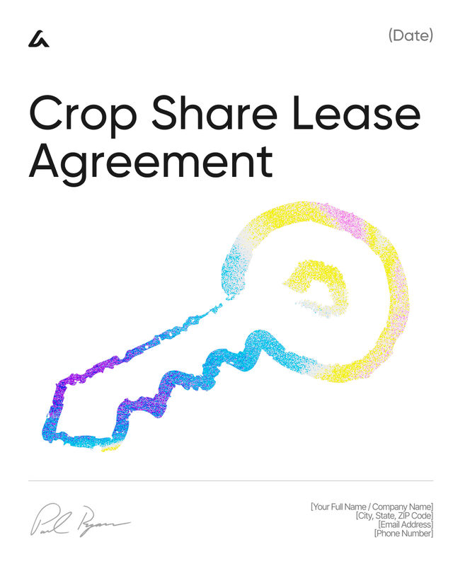 Crop Share Lease Agreement Template: Terms and Payments